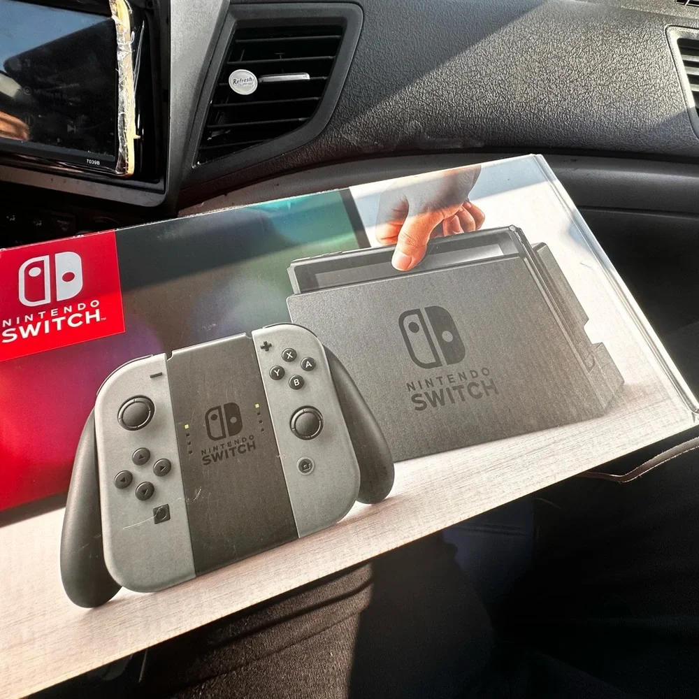 Nintendo Black Console Sleek Design Versatile Play